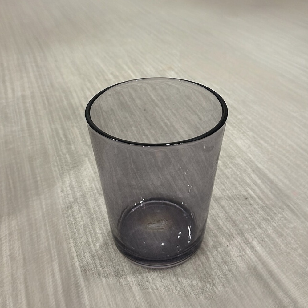 6.5” translucent blue tapered glass vase - Picture 1 of 9